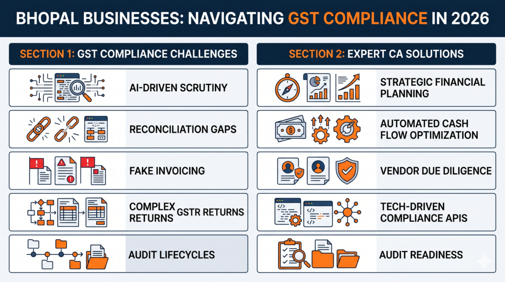 GST compliance dashboard for businesses in Bhopal