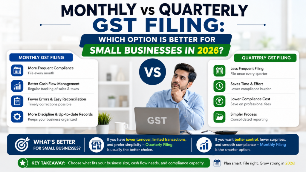 Monthly vs Quarterly GST Filing